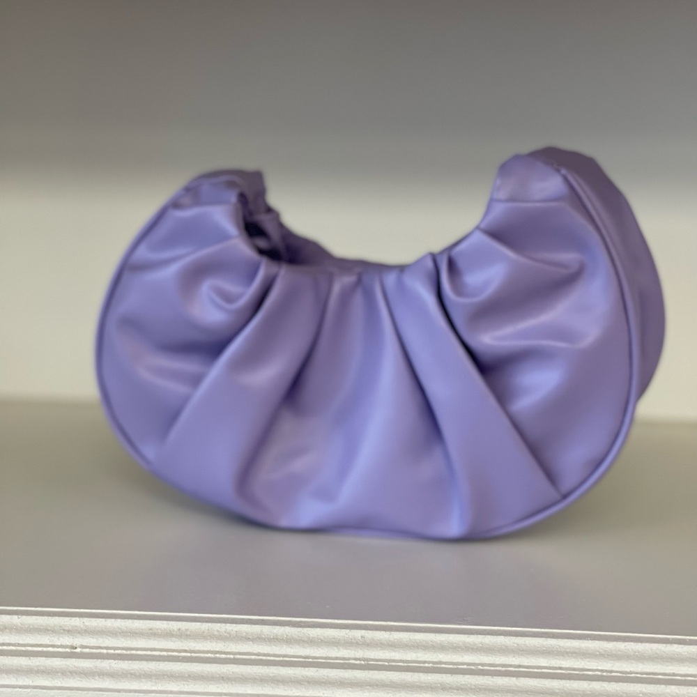 Lilac vegan leather bag